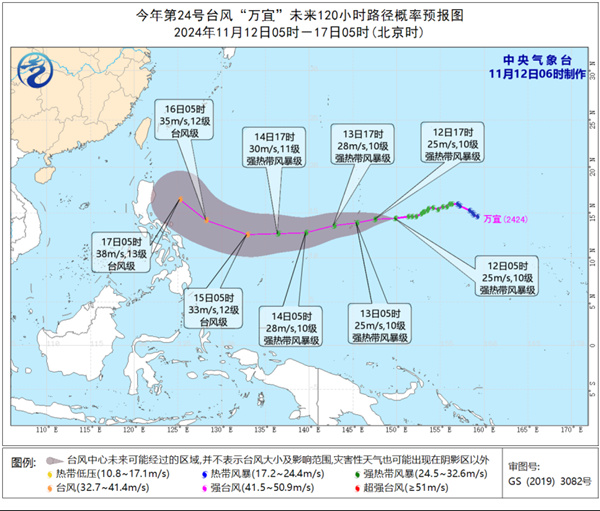 颱風天兔生成！11月四颱共舞史上首次極罕見 一文睇清颱風路徑