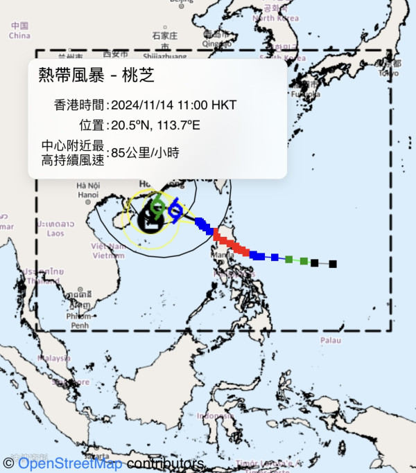 颱風天兔生成！11月四颱共舞史上首次極罕見 一文睇清颱風路徑