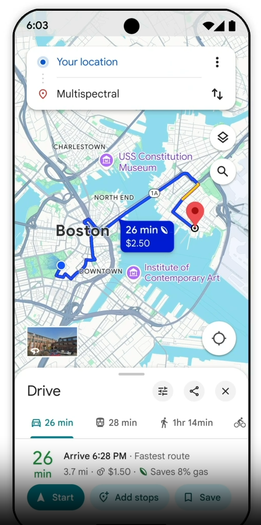 Google Maps全新5大地圖功能！旅遊更方便！引入AI/駕駛導航新功能/行程規劃 