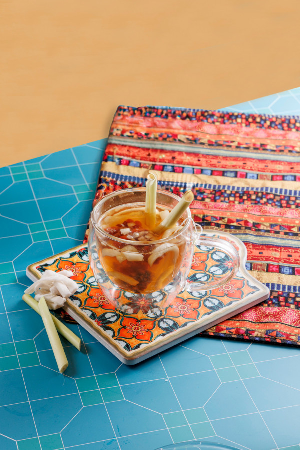 錦麗全新越式牛肉一人小鍋 再加養生茶驅走寒意