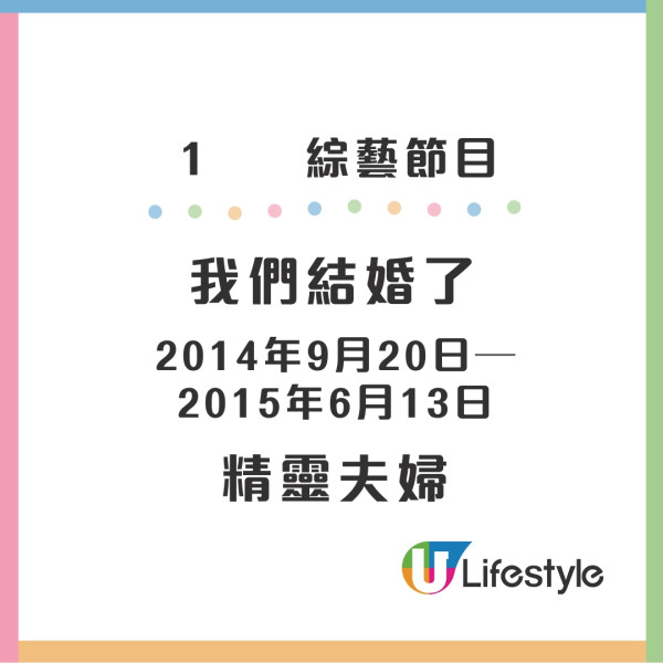 宋再臨歷年演出過的電視綜藝節目