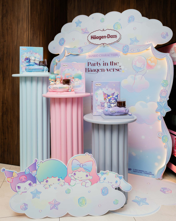 Häagen-Dazs全新Sanrio造型雪糕火鍋！Kuromi／Cinnamoroll／Little Twin Stars！打卡皇室堡限定主題店