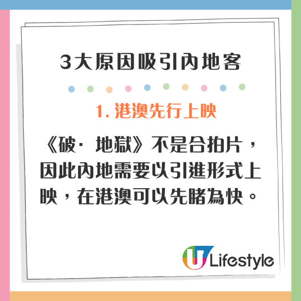 破地獄︱內地客湧來港睇《破·地獄》 ！香港先行上映掀觀影潮創票房紀錄