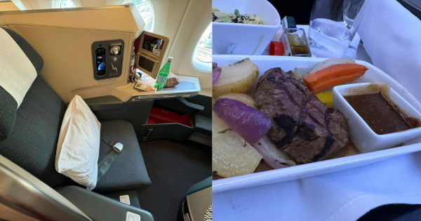 港男2原因狠批飛大阪商務艙服務差 被派多份飛機餐仍無法安撫 網民批：貪得無厭 