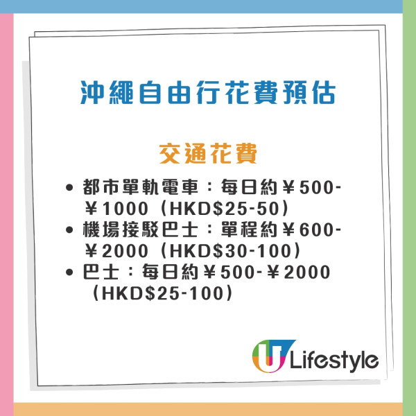 沖繩自由行熱門景點5天4夜行程指南！不開車攻略+美食住宿推介 