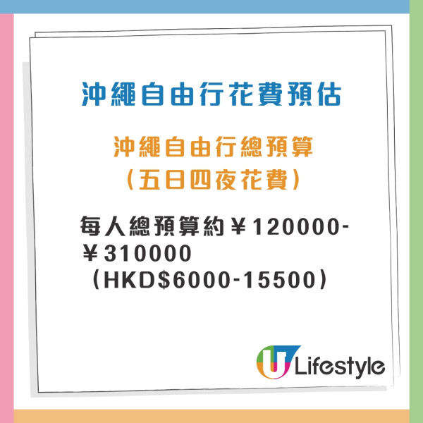 沖繩自由行熱門景點5天4夜行程指南！不開車攻略+美食住宿推介 