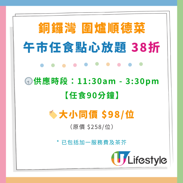 銅鑼灣點心放題低至$98！逾30款點心任食！蝦餃燒賣／流沙奶黃包／灌湯餃