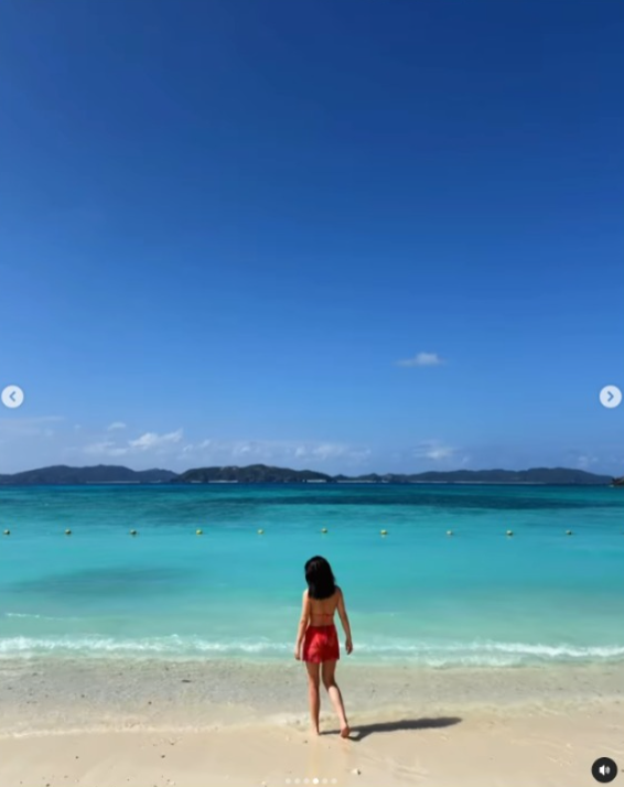 TVB花旦沖繩泳裝曬逆天長腿 玉背超吸睛!告別過往「肉肉身型」