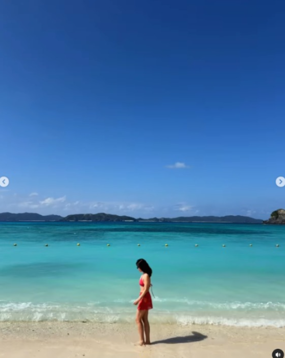 TVB花旦沖繩泳裝曬逆天長腿 玉背超吸睛!告別過往「肉肉身型」