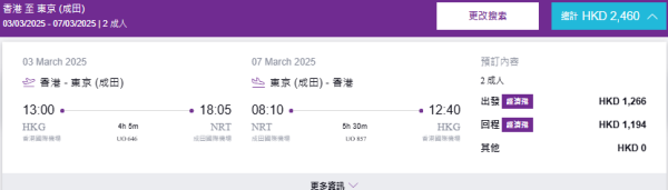HK Express大專生冬季優惠 HK起！涵蓋日台韓泰19大航點 