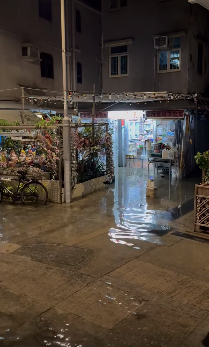 颱風萬宜遇上天文大潮| 全港多區水浸 大澳鯉魚門水位及膝 有民居今早仍未退水