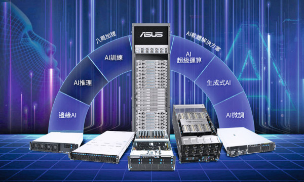 ASUS 全方位 GenAI 解決方案! 數碼轉型的尖端力量