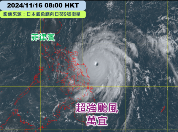 天文台錄得最低氣溫17.5度 今年入秋以來最低紀錄 二戰後首次11月三度掛風球