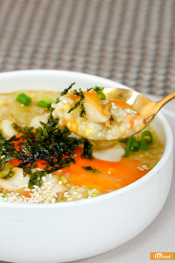 韓式鮑魚粥│冬天補暖膳食！一鍋到底／鮮甜彈牙