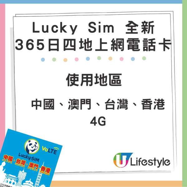 Lucky SIM 全新中港澳台 365 日上網電話 SIM 卡登場！平價高流量、包通話分鐘！