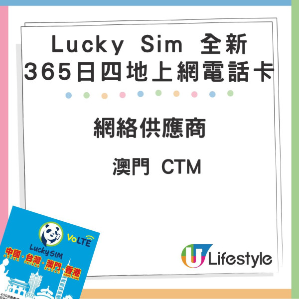 Lucky SIM 全新中港澳台 365 日上網電話 SIM 卡登場！平價高流量、包通話分鐘！