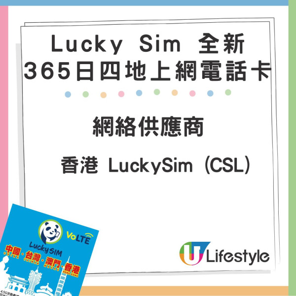 Lucky SIM 全新中港澳台 365 日上網電話 SIM 卡登場！平價高流量、包通話分鐘！