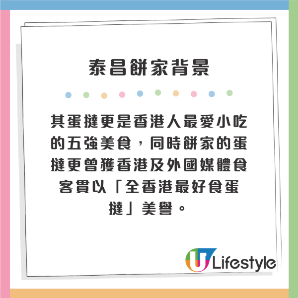 結業潮｜泰昌餅家九龍區分店全線結業！28間執剩6間 曾獲「全港最好食蛋撻」之稱！