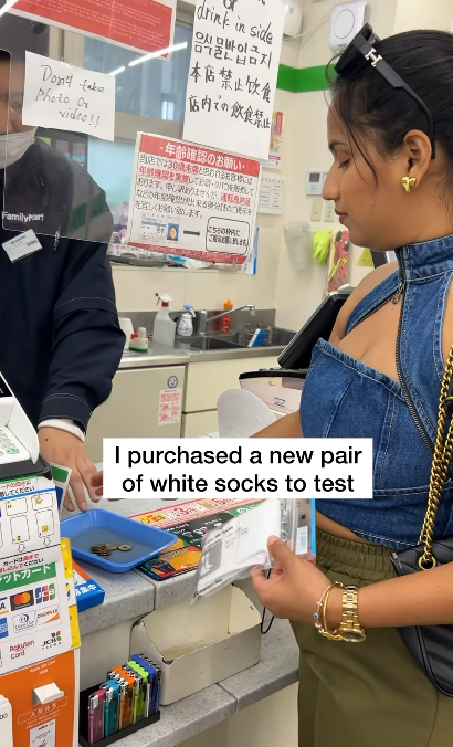 KOL為測試一事只著白襪日本行街 結果令人震驚 網民質疑冇可能！ 