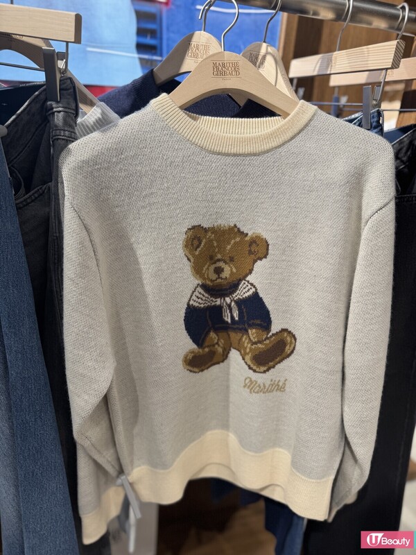 Doodle Bear Sweater In Ivory $1300