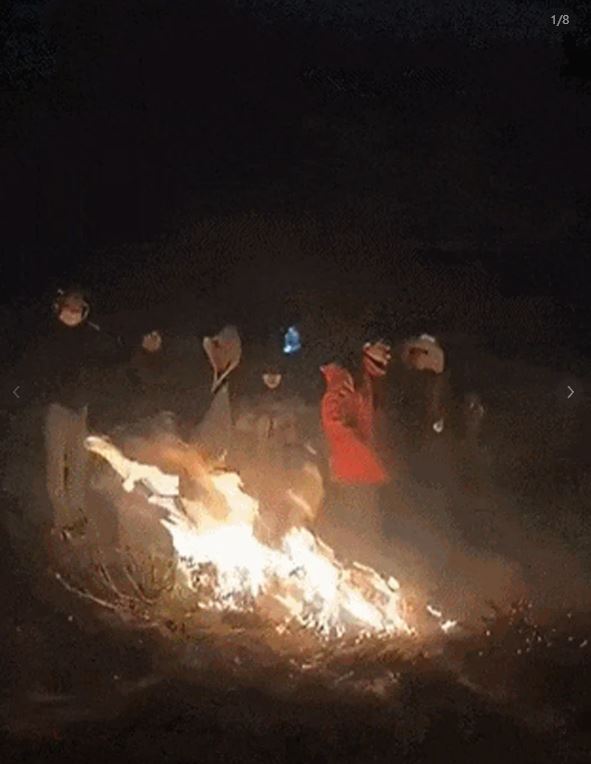 遊客夜爬大牯牛山睇日出雲海 不敵嚴寒燒山取暖！12人遭處罰 