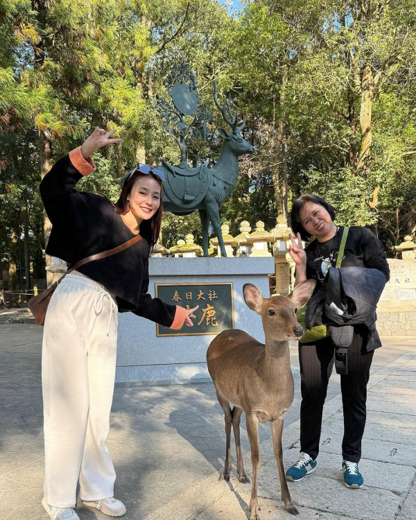 楊洛婷與老公巴黎鐵塔下浪漫留影 重穿十年前婚禮晚裝 身材依然弗爆 