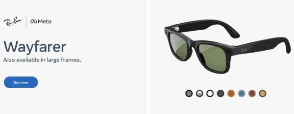 Ray-Ban Meta 二代智能眼鏡 8 折入手！勁減低至 $1,865、再送 $700 購物金！