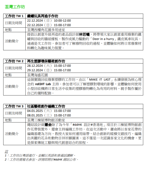 多元節目導賞團及體驗活動