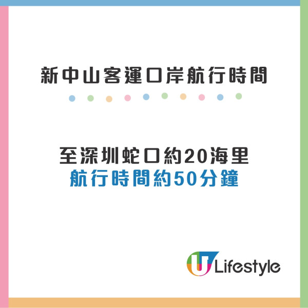 香港往中山船｜新中山客運口岸11.28通航船程1小時 頭3日票價僅1元首季促銷船票