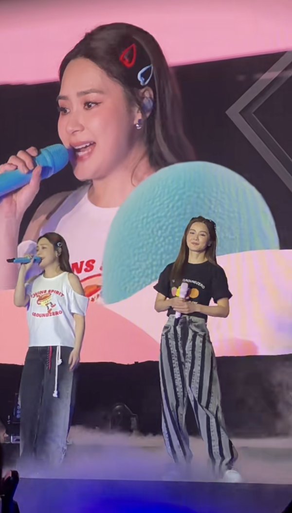 Twins倫敦巡唱｜阿嬌驚現包包面身型再暴脹 網友大驚：係咪被人P咗圖咋？ 