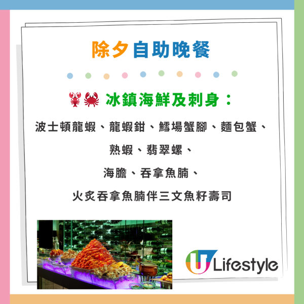 聖誕自助餐｜尖沙咀美麗華酒店自助餐買1送1優惠！任食海膽／威靈頓牛柳／波士頓龍蝦