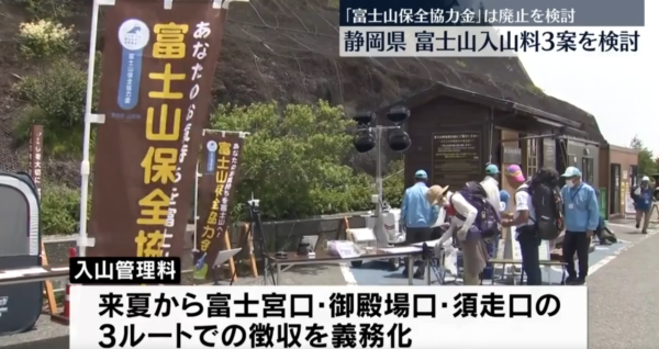 日本靜岡縣計劃收取富士山「入山費」 擬三種收費方案最平3000日圓起 