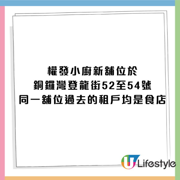 權發小廚回歸港島開分店！人氣兩餸飯選址呢個舖位 網民: 呢個位無敵！