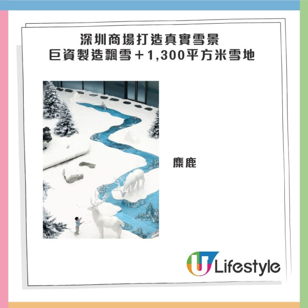深圳萬象前海商場聖誕真雪打卡位!1300平方米雪地/浪漫飄雪/聖誕小屋