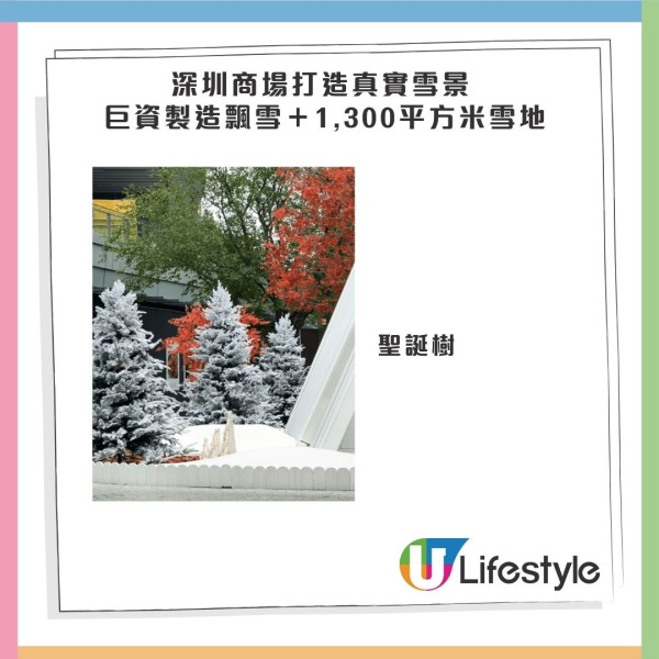 深圳萬象前海商場聖誕真雪打卡位!1300平方米雪地/浪漫飄雪/聖誕小屋