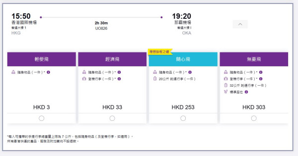 HK Express機票優惠劈價$3起！快閃開搶 飛日本沖繩／台灣花蓮／三亞 