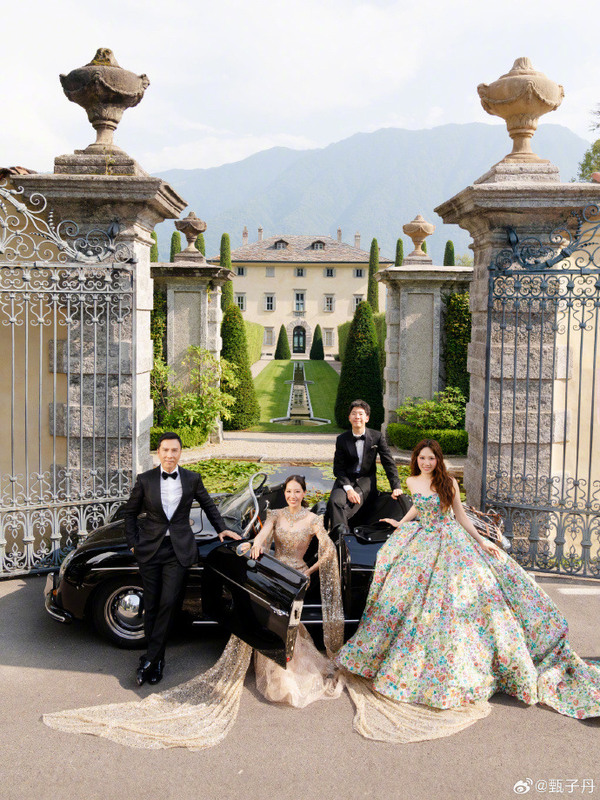 楊洛婷與老公巴黎鐵塔下浪漫留影 重穿十年前婚禮晚裝 身材依然弗爆 