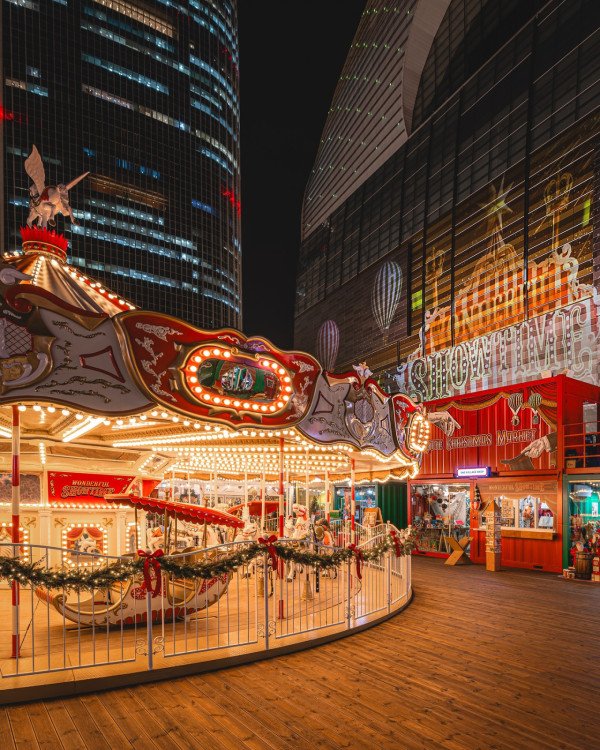 樂天百貨聖誕市集（圖片來源：Facebook@롯데백화점）