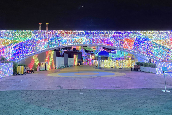 東京讀賣樂園「冬日寶石燈飾show」開催！60周年限定「鑽石色」主題LED燈海 