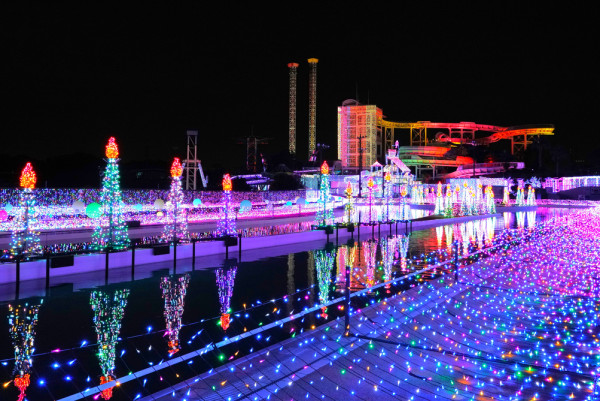 東京讀賣樂園「冬日寶石燈飾show」開催！60周年限定「鑽石色」主題LED燈海 