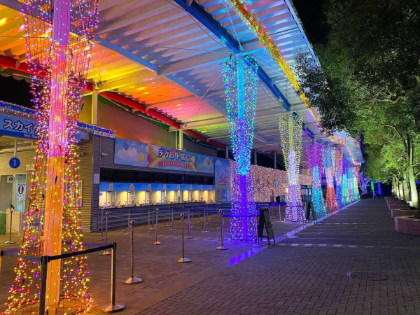 東京讀賣樂園「冬日寶石燈飾show」開催！60周年限定「鑽石色」主題LED燈海 