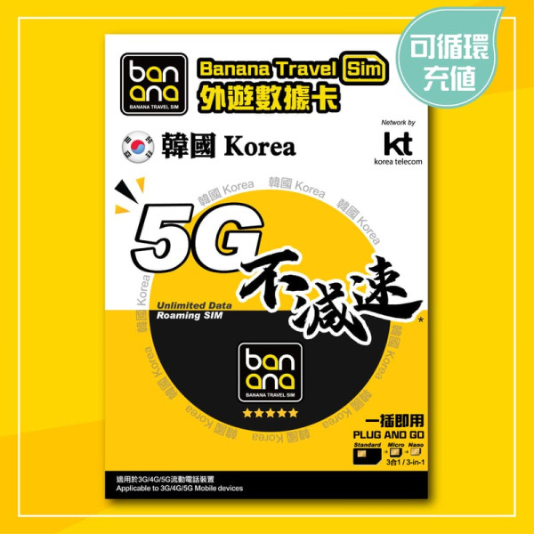 韓國電話卡推介│流動上網SIM卡/電話號碼支援通話 最平每日$6任用 