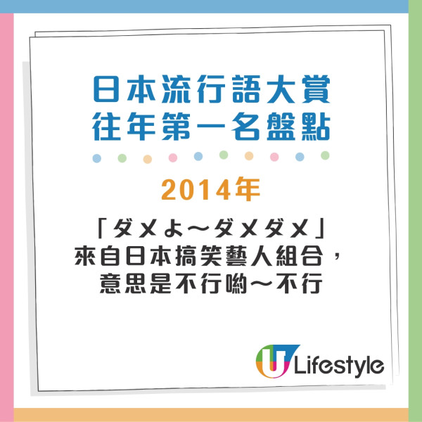 日本2024流行語大賞結果出爐 11年後再有日劇詞語奪冠 盤點歷屆大賞得主 