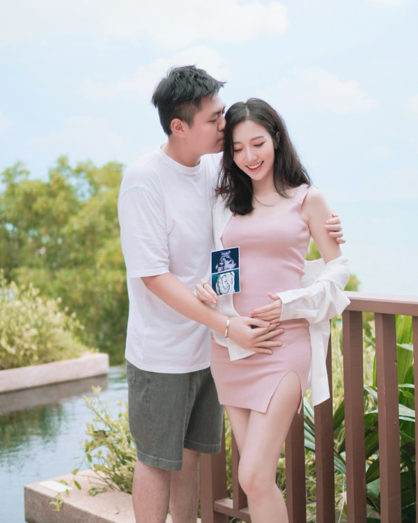 何依婷宣布懷孕5個月