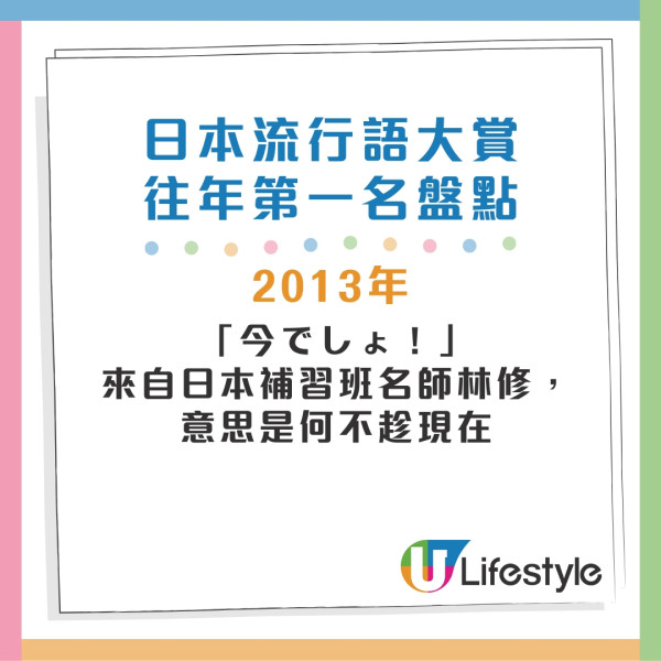 日本2024流行語大賞結果出爐 11年後再有日劇詞語奪冠 盤點歷屆大賞得主 