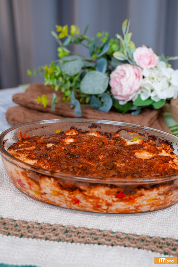 明太子千層忌廉焗薯│簡易4步整出法國名物！外脆內軟／邪惡拉絲