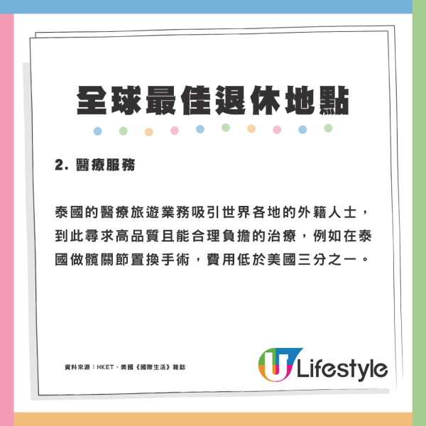 2025年全球10大最佳退休地點出爐 亞洲只有2個國家上榜？