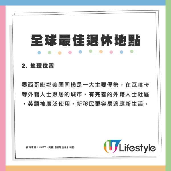 2025年全球10大最佳退休地點出爐 亞洲只有2個國家上榜？