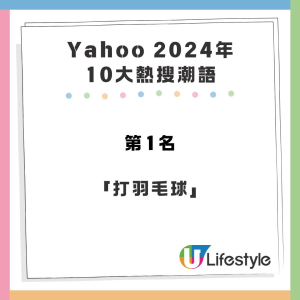 Google香港搜尋榜｜2024年度熱搜用語出爐！Z世代潮語「打羽毛球」第2名 老Best竟無上榜