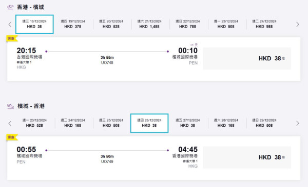 HK Express檳城機票限時優惠！單程起 橫跨聖誕/新年/暑假都有平機票 